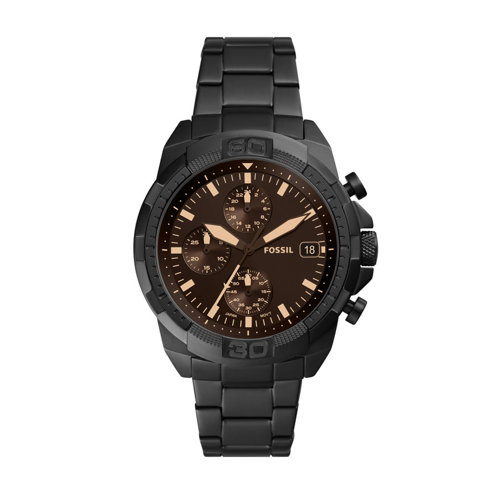 Relógio Fossil Masculino Bronson Preto - FS5851/1MN | Fossil