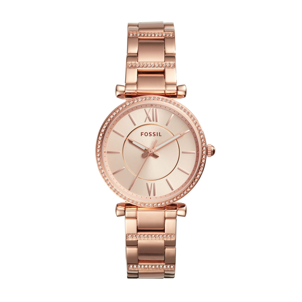 Relógio Fossil Feminino Carlie Rosé - ES4301/1JN | Fossil | Site