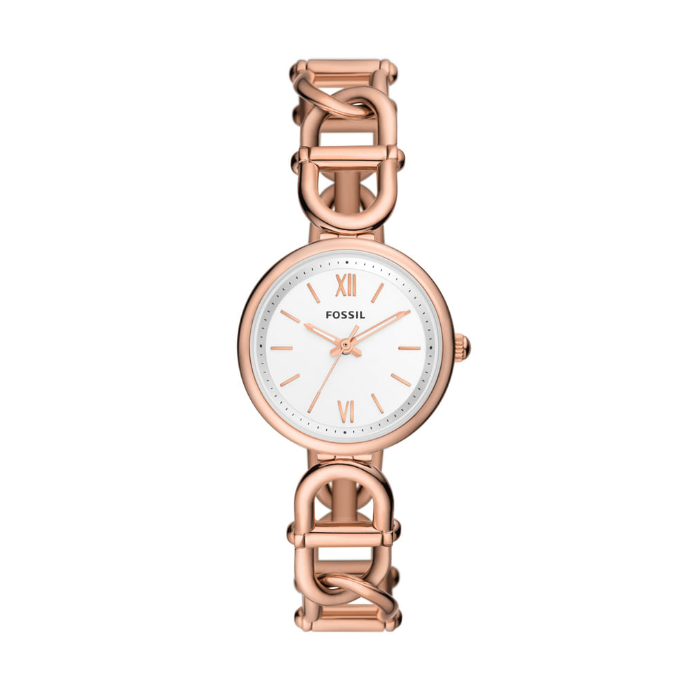 FOSSIL ローズゴールドBQ1108 Relógio Fossil Feminino em Aço Rosé ES5271 | MONTE CARLO