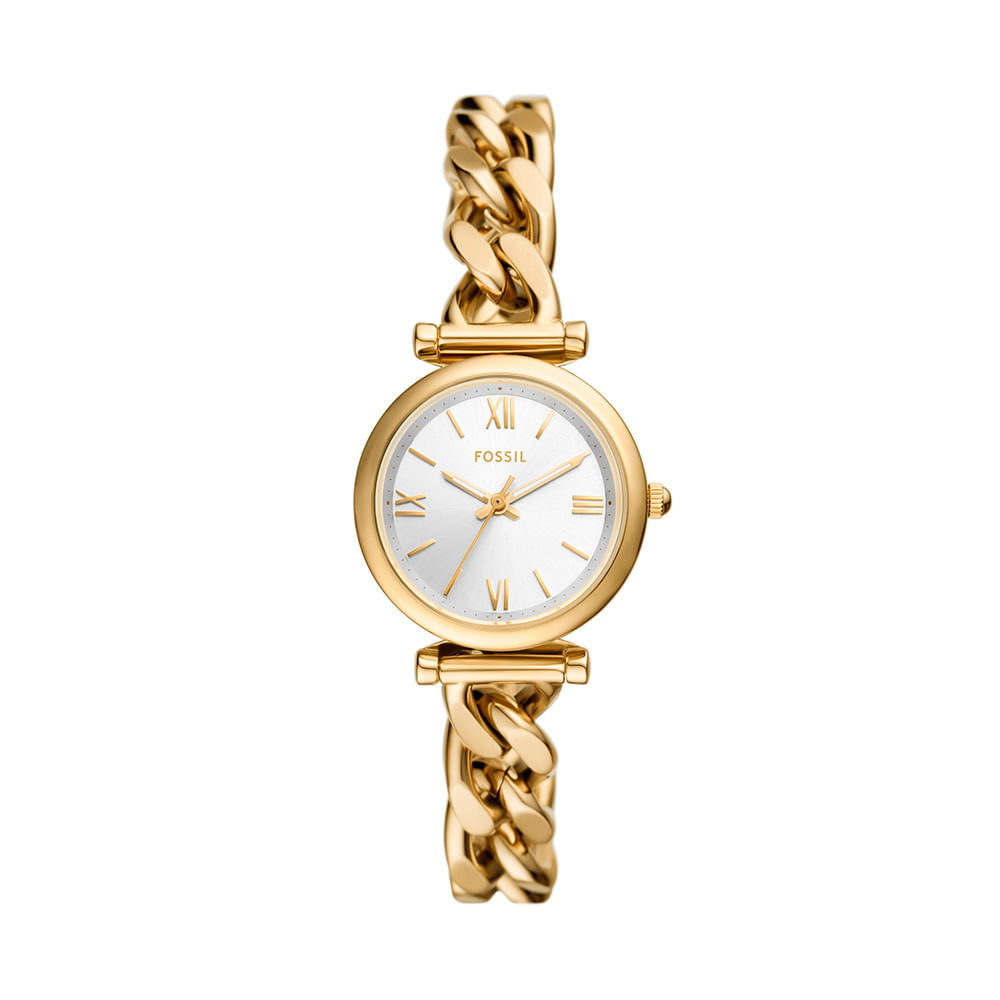 FOSSIL 腕時計　ES5329 Relógio Fossil Feminino Carlie Dourado - ES5329/1DN | Fossil