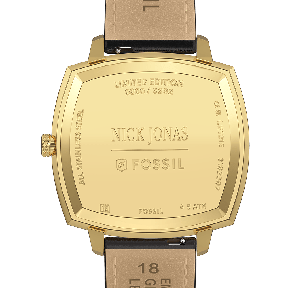 Relógio Fossil Masculino Nick Jonas Dourado - LE1215/0AI | Fossil