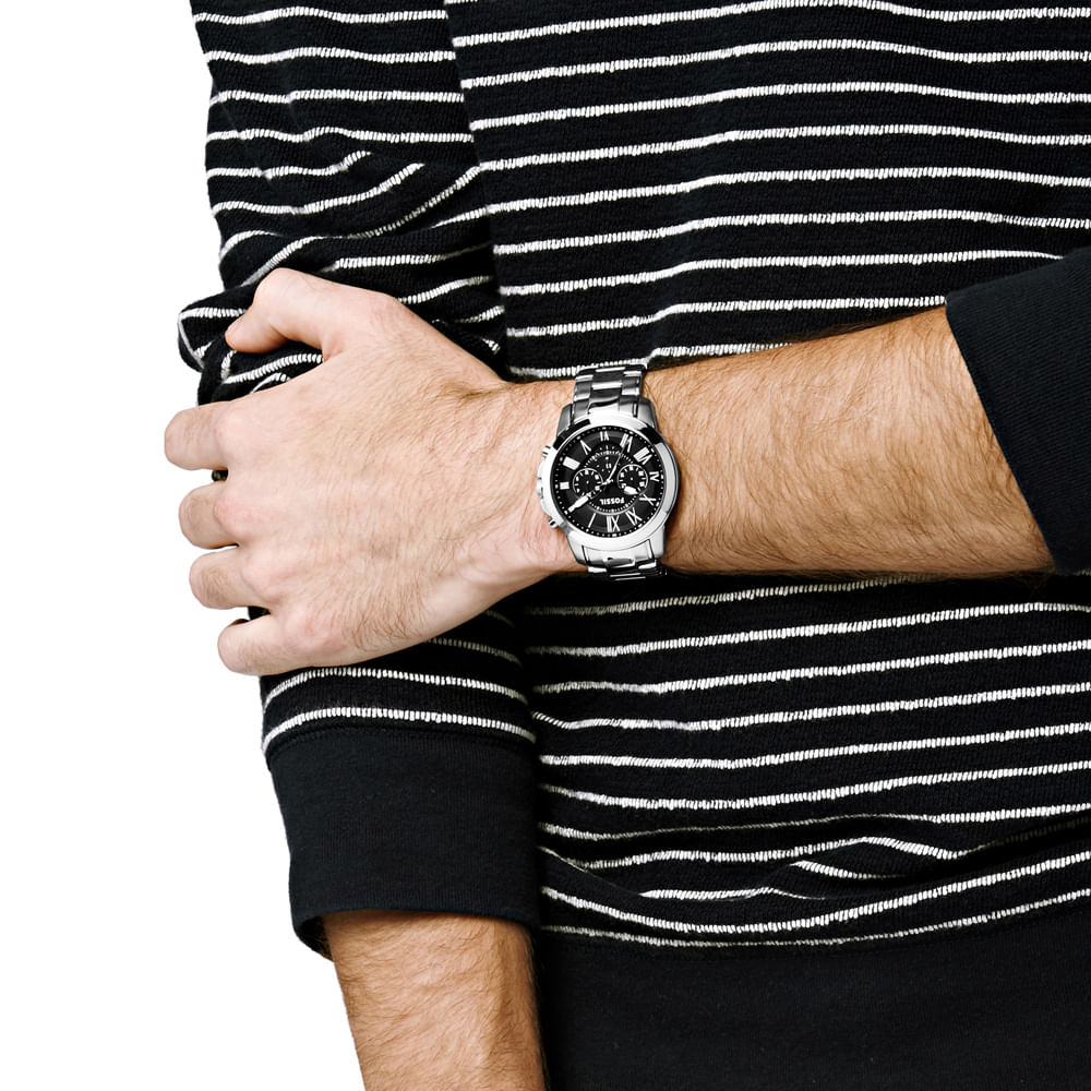 腕時計 FOSSIL FS4736 Relógio Fossil Masculino Grant - FS4736/1PN | Fossil | Site