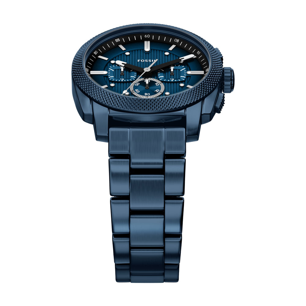Relógio Fossil Masculino Machine Azul - FS6167/1AN | Fossil | Site